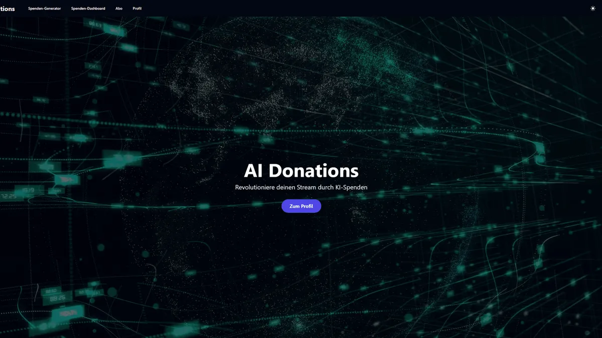 AI Donations Plattform