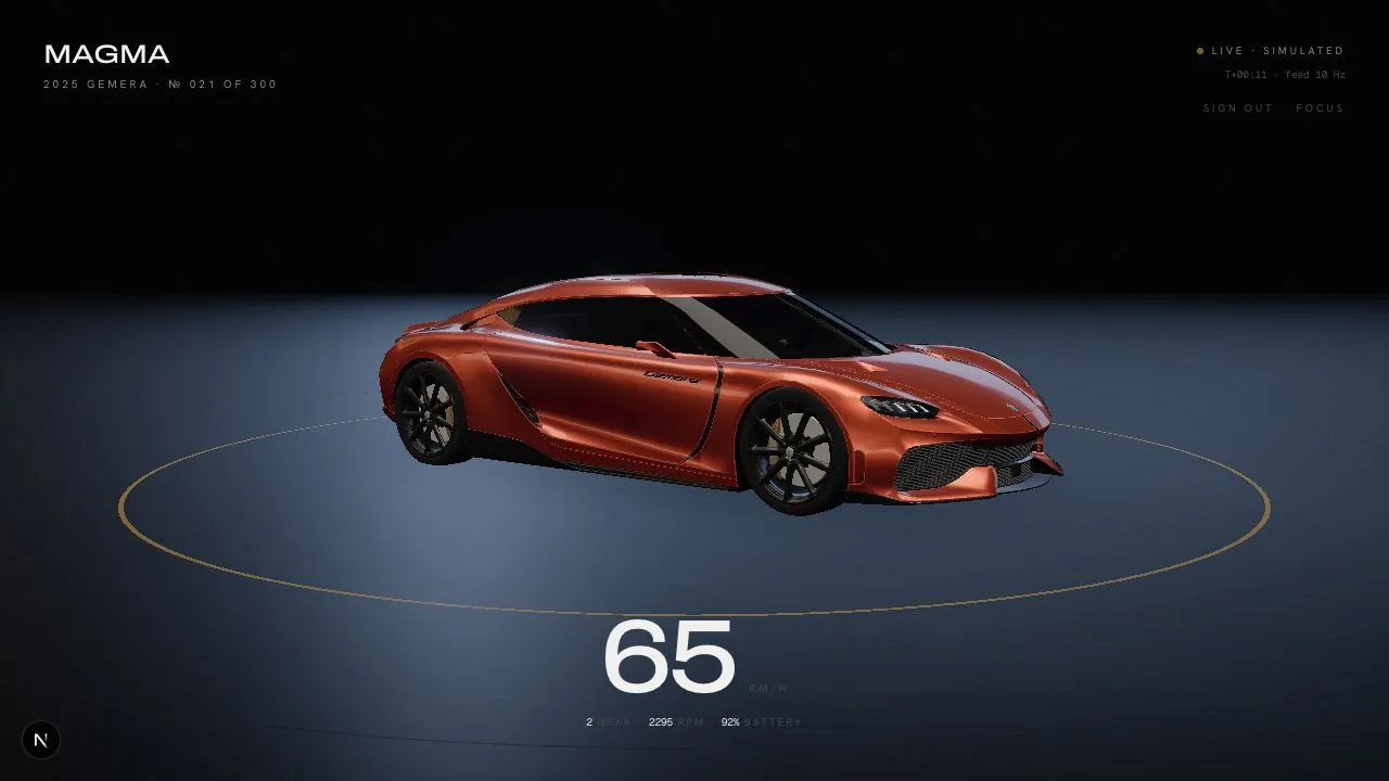Koenigsegg Connected Vision