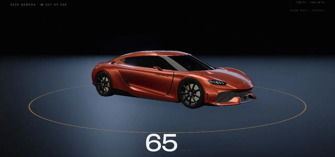 Koenigsegg Connected Vision